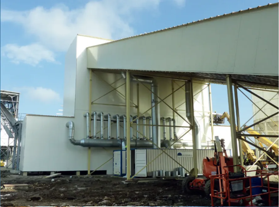 Sistema de climatización y chillers para silos