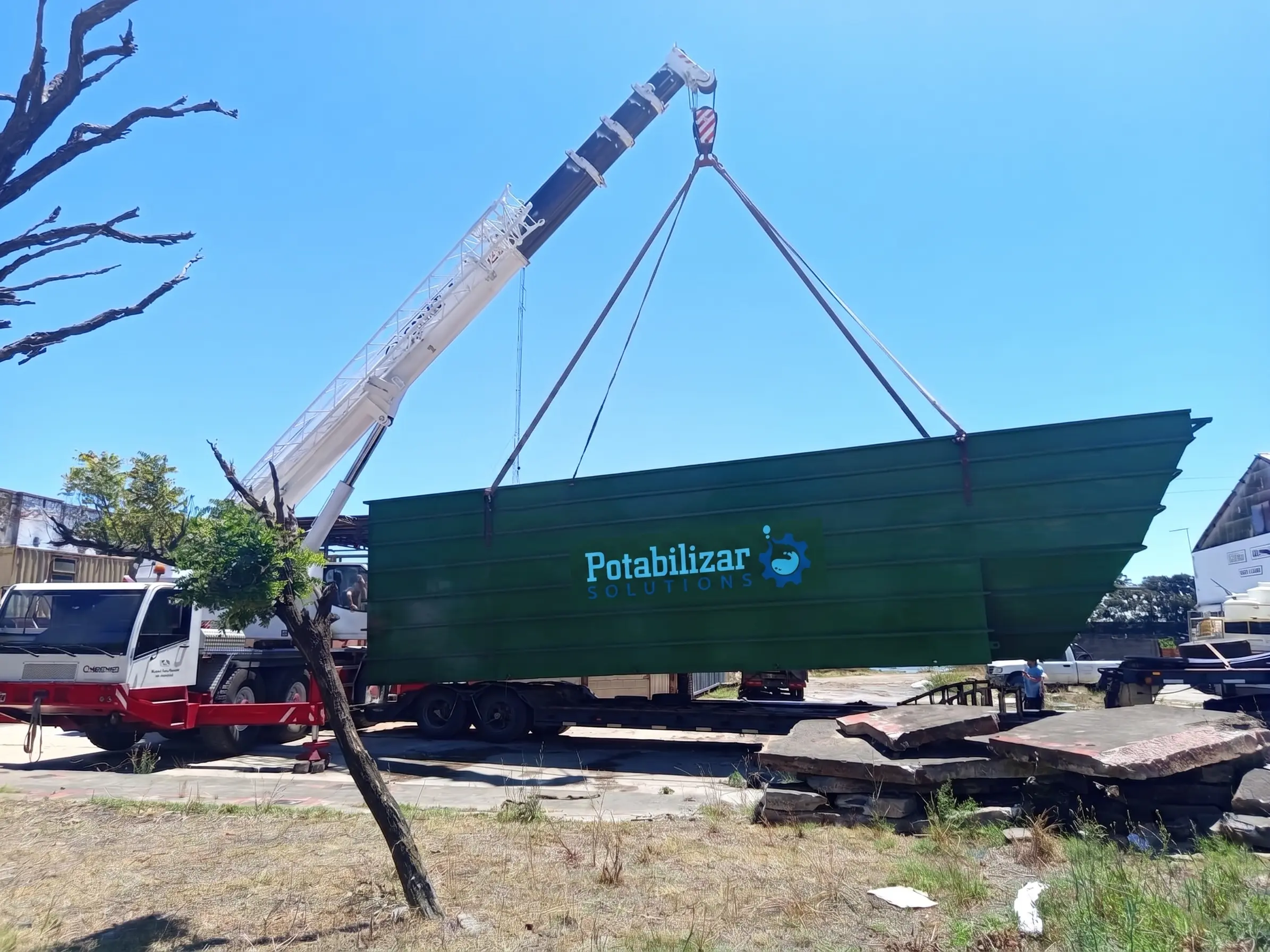 Estructura modular de planta compacta Potabilizar