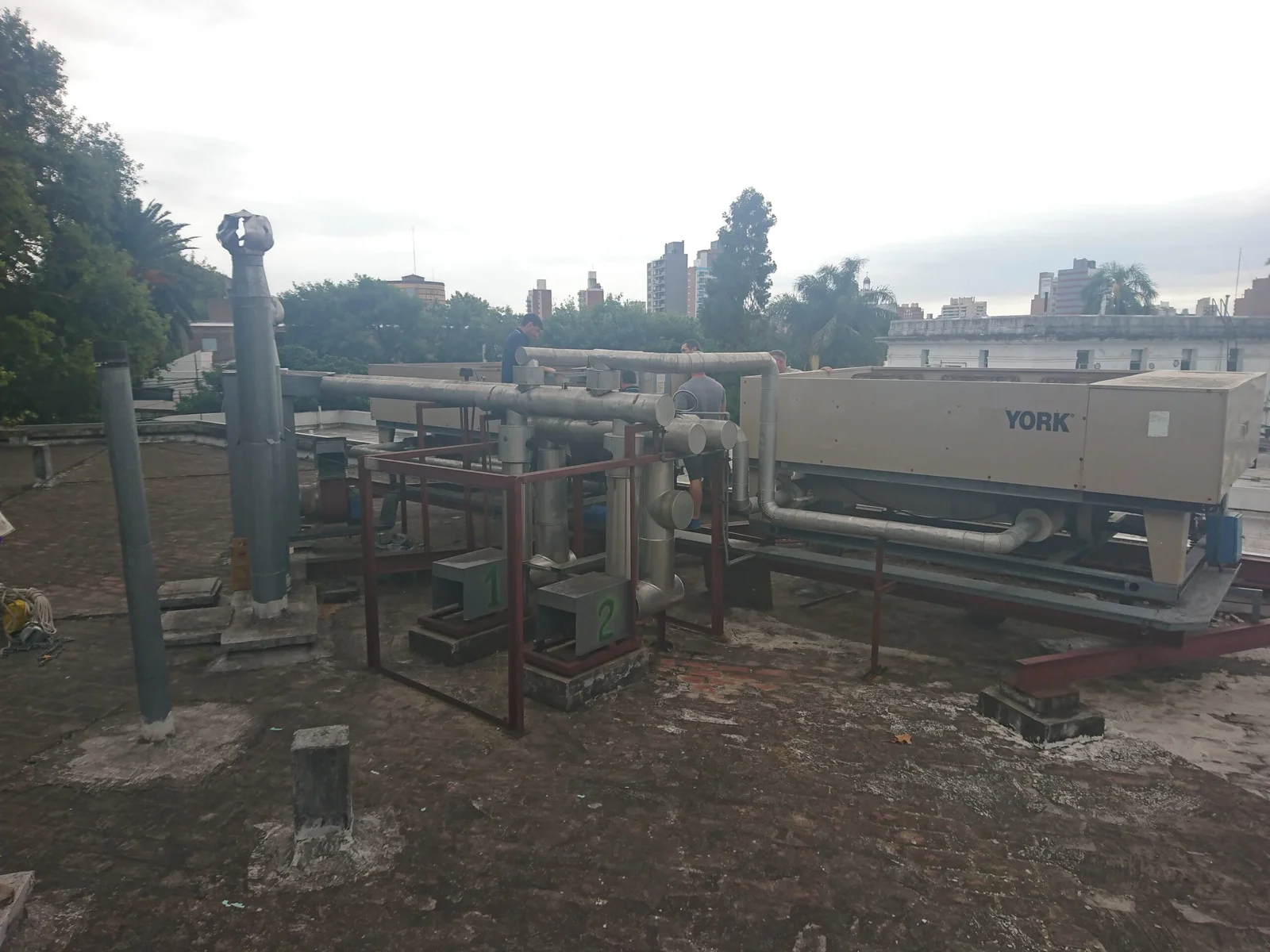 Reparacion chiller YORK 420 Hospital Vilela 4