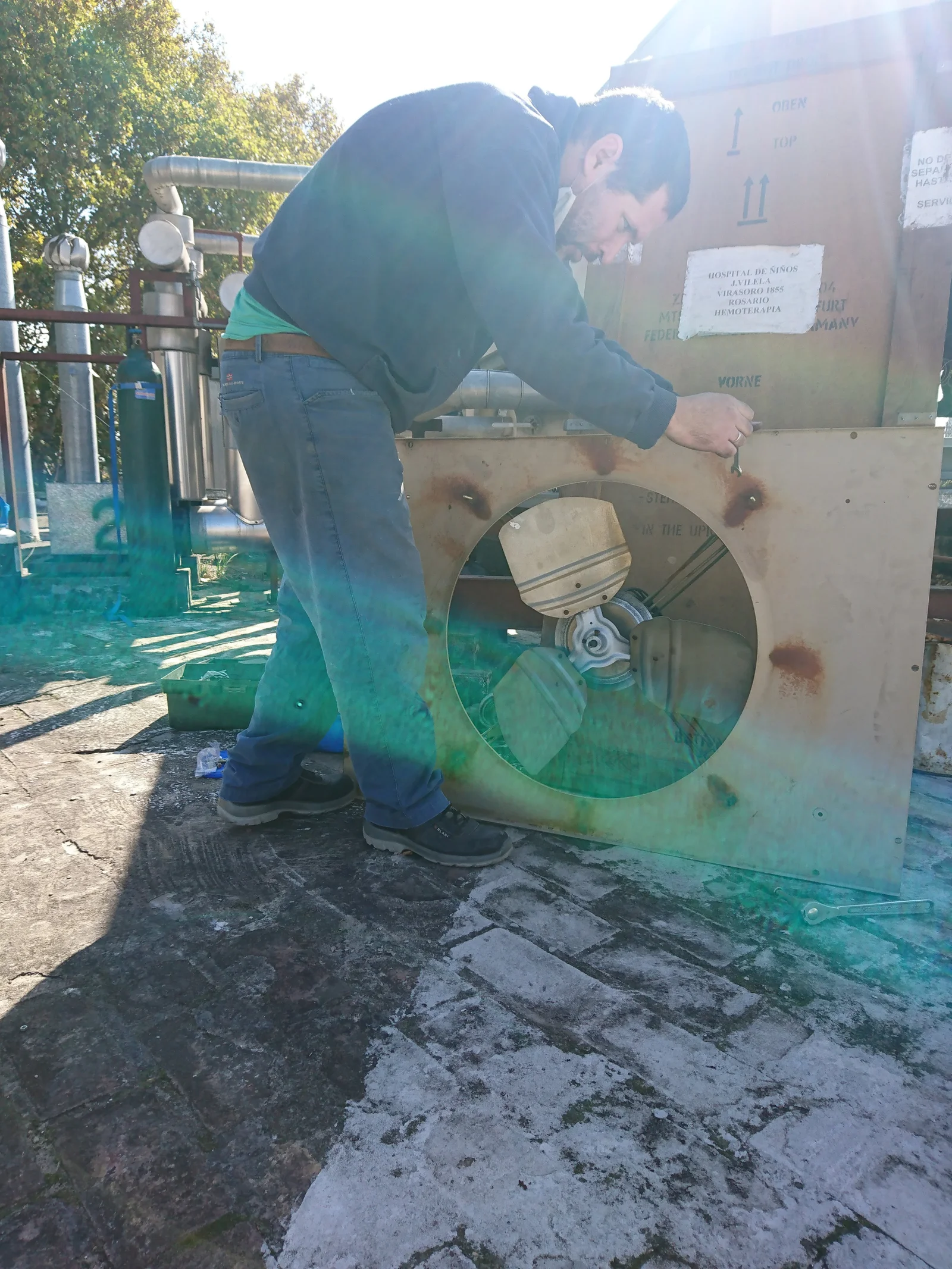 Arreglo compresor y mantenimiento preventivo de chiller enfriador 3