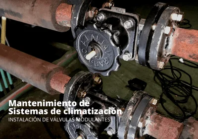 Instalación de diez válvulas modulantes en hospital Rosarino