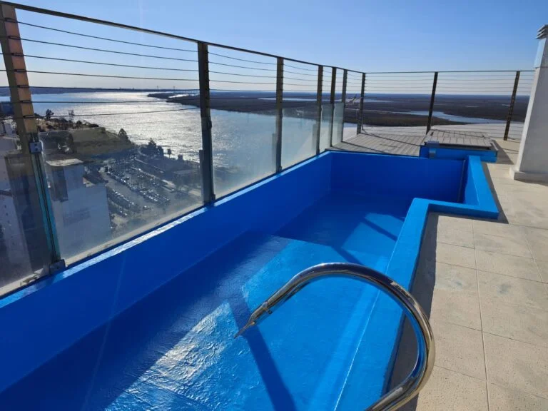 Impermeabilización para una pileta en terraza