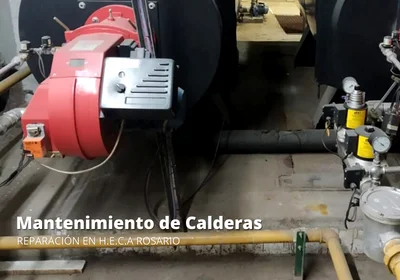 Mantenimiento de caldera a gas