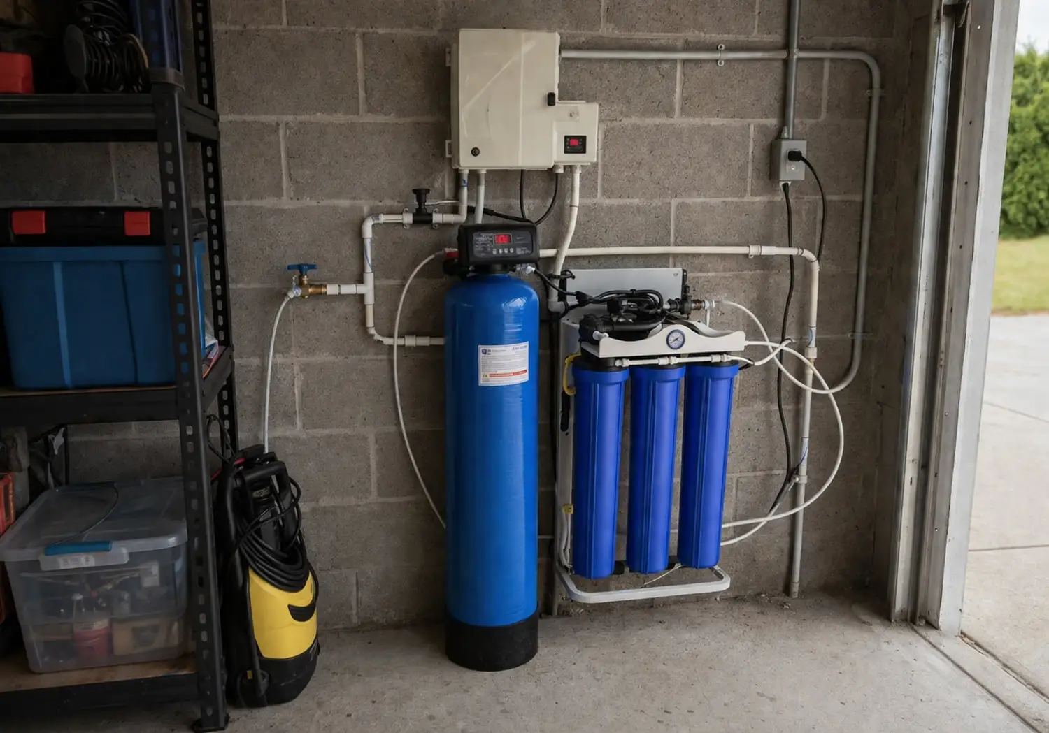 Tratamiento de agua potable: instalación de ósmosis inversa en domicilio particular