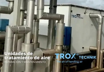 Reparación Unidad de Tratamiento de Aire UTA en empresa Rosario
