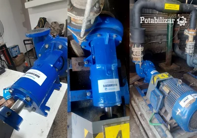Reparación de bomba y motor Aeropuerto Internacional Rosario 3