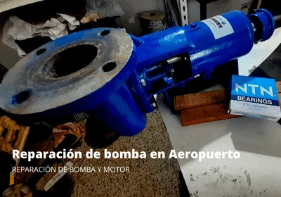 Reparación de bomba y motor para Aeropuerto Internacional Rosario