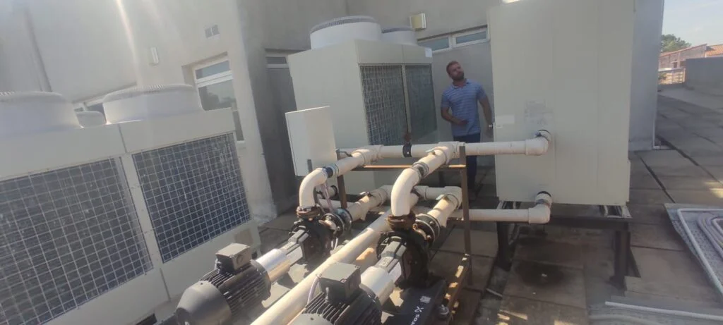 Reparación de chiller en centro de procesamiento de datos 2