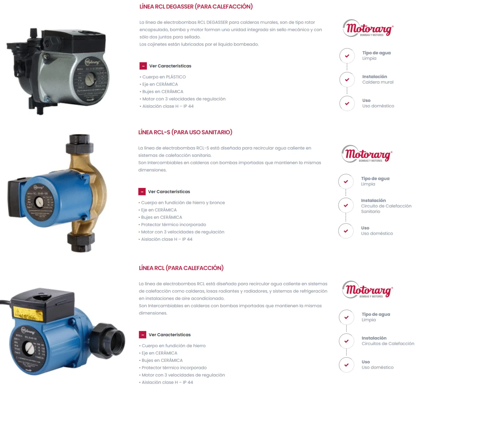 Bombas centrifugas