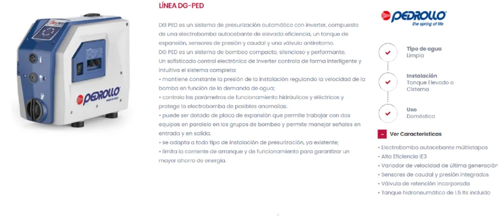 Bombas presurizadoras para tanque cisterna opcion 5