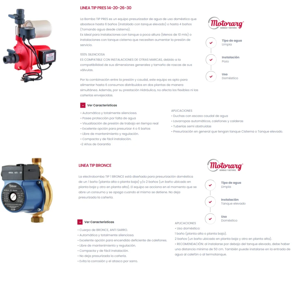 Bombas presurizadoras para tanque elevado opcion 5